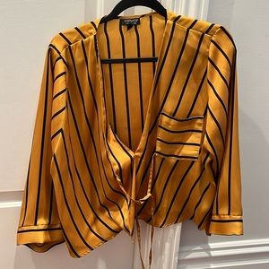 Beautiful silky wrap top